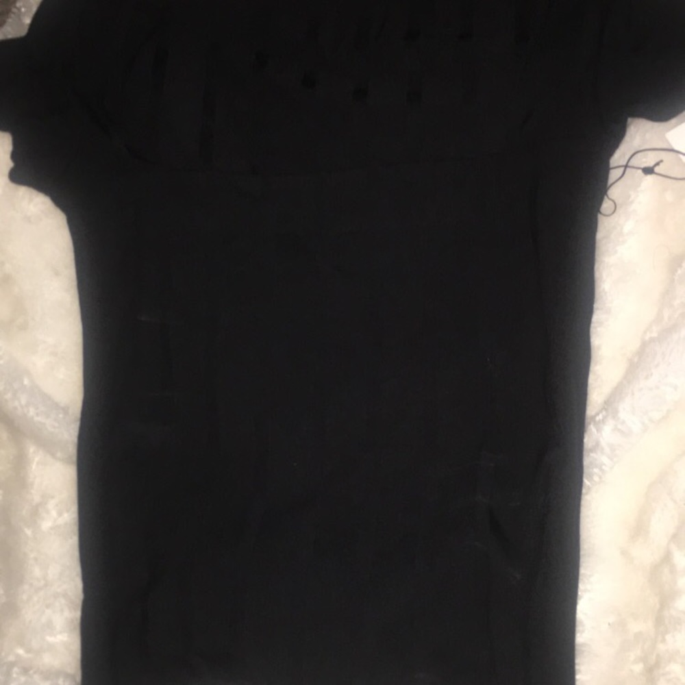 Black crop top